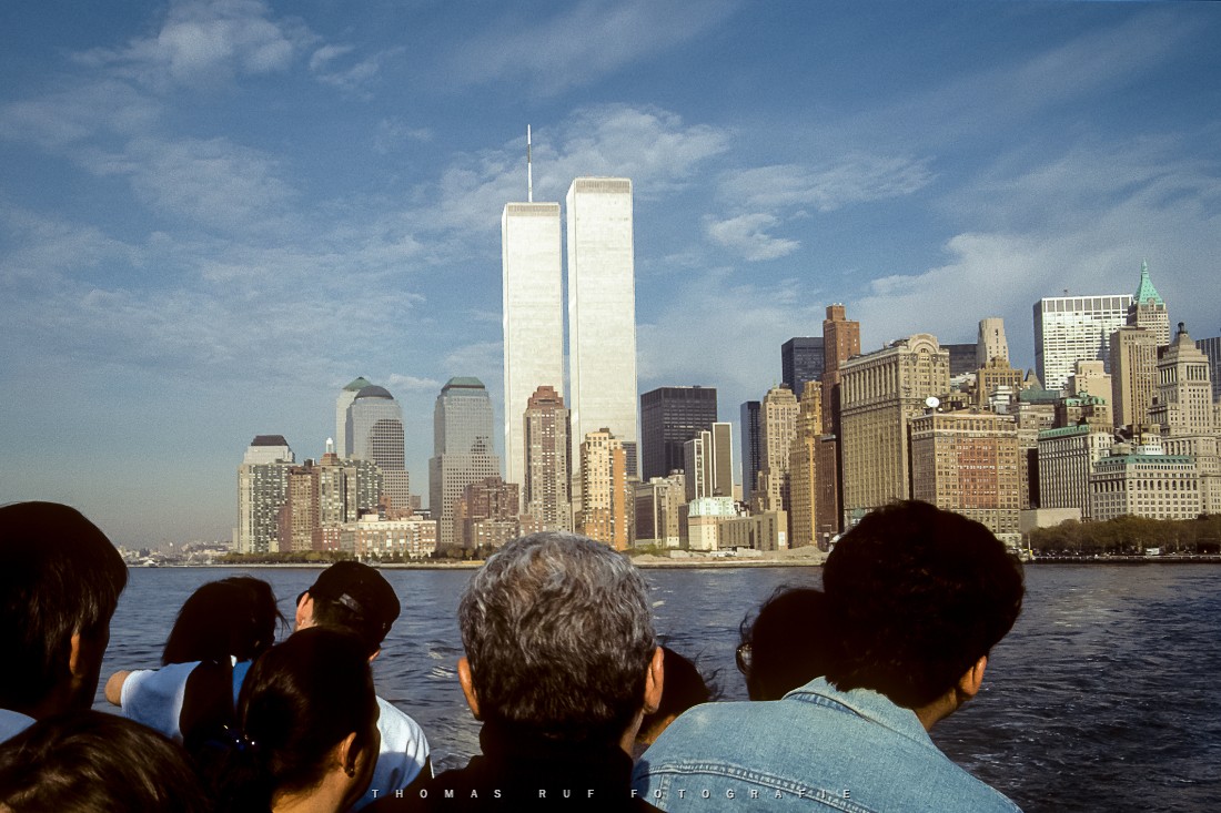 New York; Manhattan mit Twin Towers