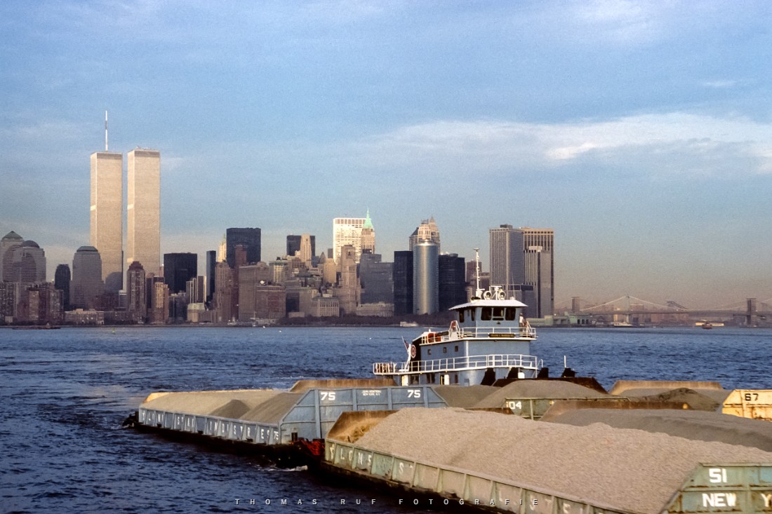 New York; Manhattan mit Twin Towers