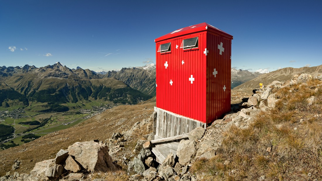 Bei der Segantini-Hütte oberhalb Pontresina GR
