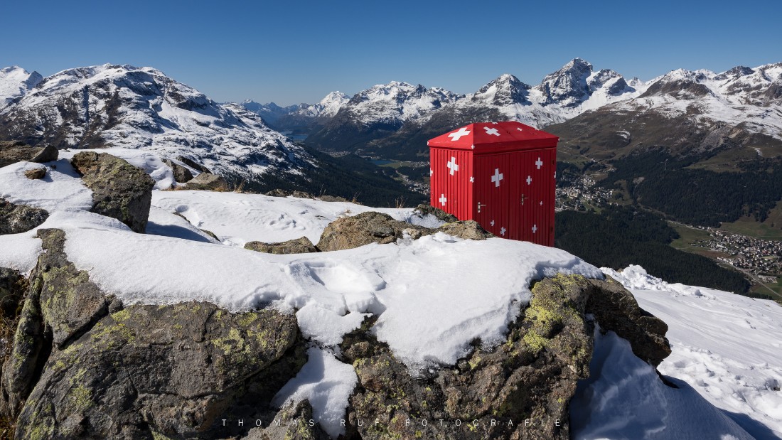 Bei der Segantini-Hütte oberhalb Pontresina GR