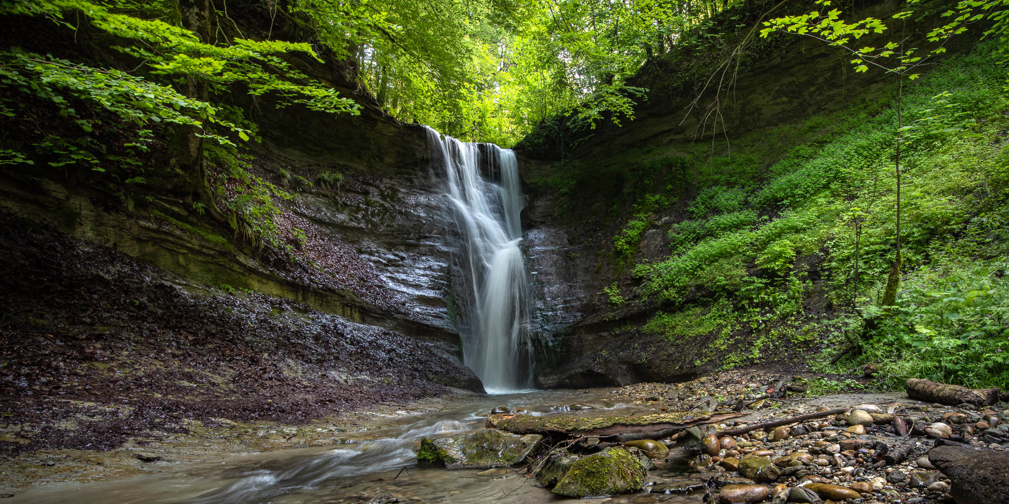 Wasserfälle und Bäche 